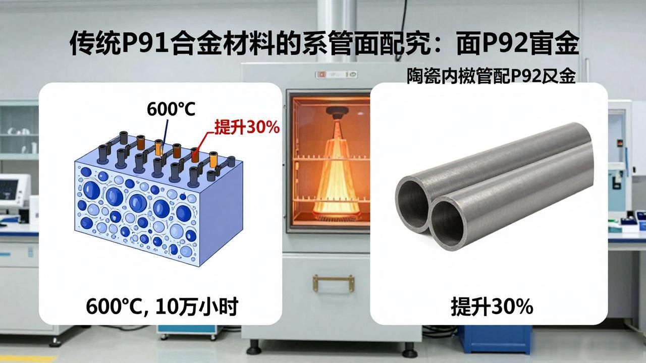 陶瓷金屬復合管_捛合金管_陶瓷內(nèi)襯復合鋼管 SA335P92合金管